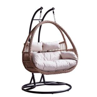 吊椅阳台家用摇椅吊篮椅子室内秋千摇篮椅休闲双人吊床藤椅吊篮椅