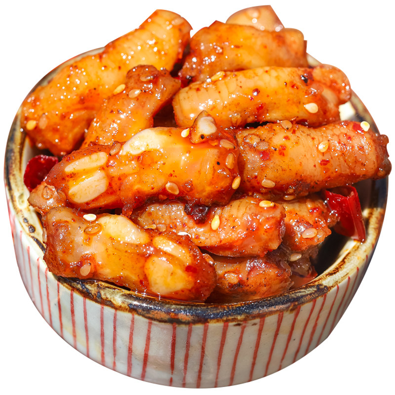 冷吃鸡脚筋,脆香爽口,开胃解馋好