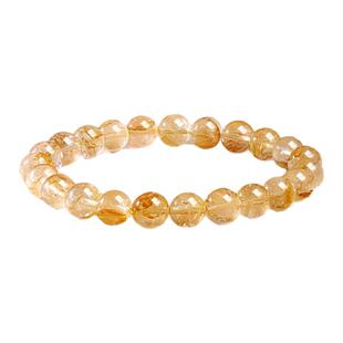 【线上专款】诗普琳新品 水晶彩色宝石黄胶花手串手链 送妈妈女友