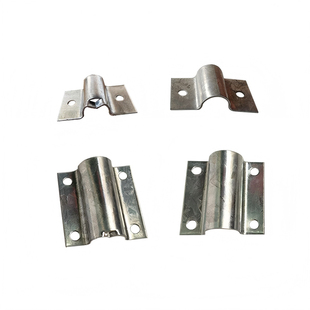 连栋大棚配件水槽固定圆管用拱杆压板夹片热镀锌加厚压板