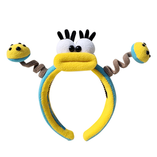 PLUMO皮洛姆原创萌可爱发箍甜美毛绒头箍 防滑显脸小头饰撞色发卡