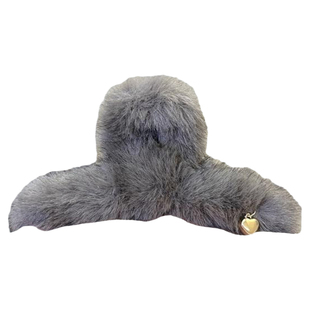 毛绒复古爱心大抓夹发量多慵懒个性百搭韩系后脑勺气质超大号发夹