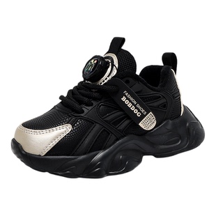 巴布豆童鞋男童棉鞋2025冬季新款加绒保暖儿童运动鞋女童老爹鞋潮