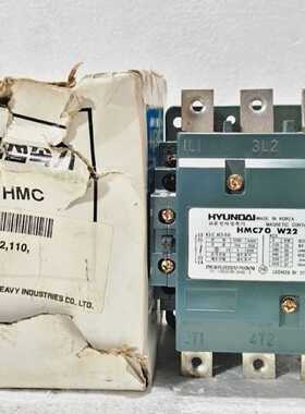 HYUNDAIHMC70W22磁性接触器90A3杆110V60HZ95V50HZ