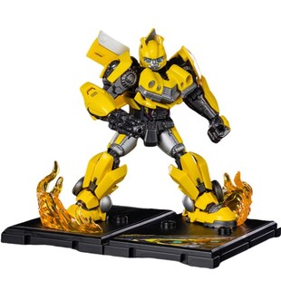 布鲁可 大黄蜂变形金刚积木人超越版男孩玩具布鲁克拼装手办模型7