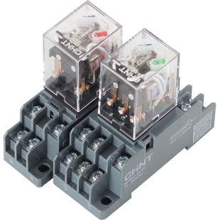 正泰电磁中间继电器220V交流JZX-22F小型DC24V带底座8角14角AC36V