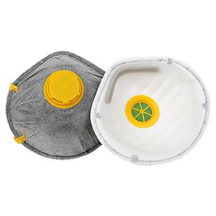 kn95防尘口罩防工业粉尘高效活性炭带呼吸阀装修煤矿井下打磨工地