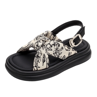 女童鞋子儿童凉鞋2025新款夏季夏款夏天大童运动沙滩洋气软底女孩