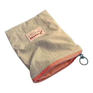 马卡龙收纳包韩版ins风撞色薄款零钱包外出便携撞色零钱收纳袋子