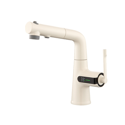 eoco浴室洗面盆水龙头卫生间洗手盆上涌抽拉式升降洗手池MU6