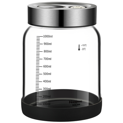 合庆厨房家用高硼硅玻璃密封罐