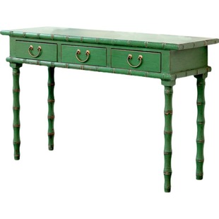 新中式玄关柜复古做旧实木边柜客厅家用老松木家具整装简约装饰柜