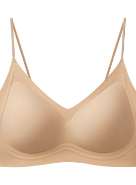 Kissy氧心轻薄内衣女无痕舒适侧收副乳上托聚拢美背文胸