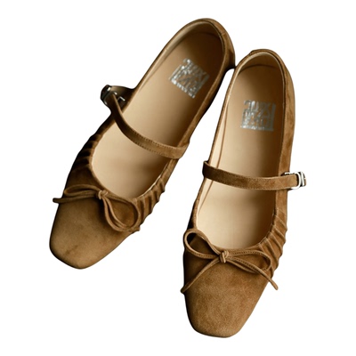 脱毒家羊皮芭蕾舞鞋玛丽珍鞋