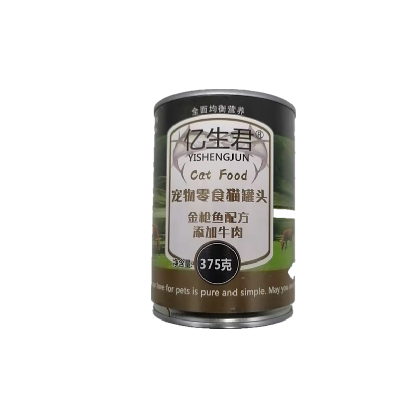 亿生君狗罐头鸡肉牛肉味湿粮375g全狗通用红肉营养发腮整箱