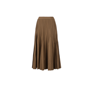 素芭艺术感压褶半身裙女冬季不规则裙摆设计时尚百搭中长裙SK0817