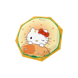 三丽鸥HelloKitty黑胶防晒伞