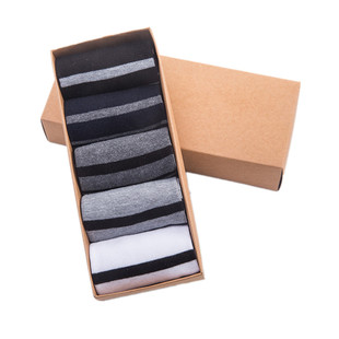 五指袜男纯棉 防臭春秋款四季中长筒全棉袜男士纯色商务分脚趾袜