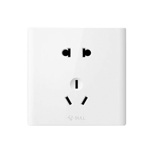 公牛开关插座面板暗装墙壁家用二三插板暗线86型一开五孔双控白色