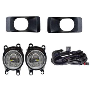 适用于24款普拉多LC250前雾灯总成霸道改装LED前杠防雾灯日行灯