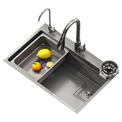 家用纳米抗油污304不锈钢洗菜盆