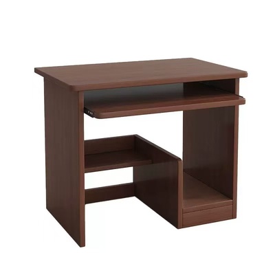 实木台式电脑桌小户型家用窄长60/70/80宽40cm学生书桌子带键盘托