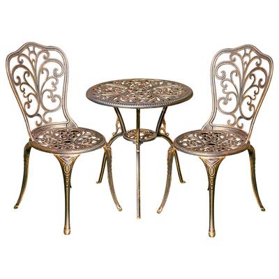 阳台欧式铸铝桌椅组合庭院