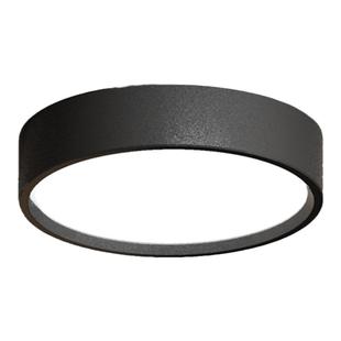 超薄明装筒灯圆形走廊灯家用吸顶式led天花灯薄款卧室过道玄关灯