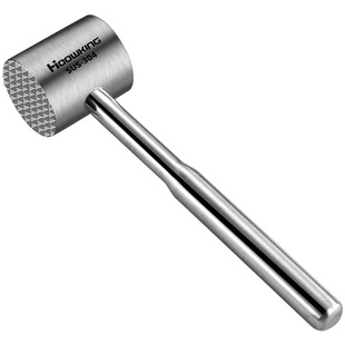 304不锈钢牛排松肉锤子厨房家用嫩肉断筋器拍猪排锤子扎孔断筋器