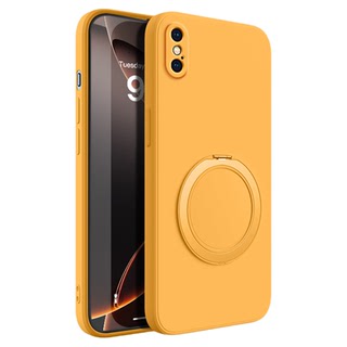 适用苹果X手机壳XSMax新款XS液态硅胶iPhonexs保护套iPhonex支点壳带支架全包iPhonexsmax防摔iPhone10软外壳
