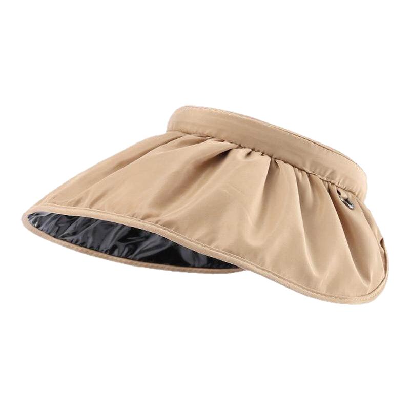 防晒帽女防太阳光大帽檐贝壳遮阳帽空顶帽子太阳帽遮脸可折叠夏天