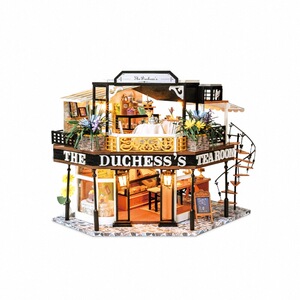 diy 小屋手工模型知我微世界公爵夫人茶室拼装玩具亲子圣诞生日礼