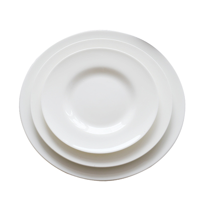 优质纯白无铅吐骨碟耐高温平盘