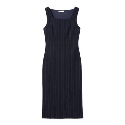 OVV2022秋冬新款女装无袖背心裙