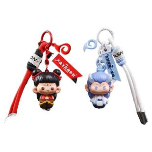 哪吒2魔童闹海盲盒挂件钥匙扣2025新款敖丙公仔手办 奖品女生礼物