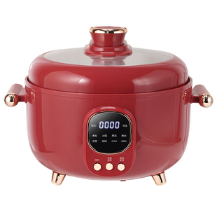 韩派鸳鸯三格电压力锅家用小型多功能智能双胆一锅三用高压锅饭煲