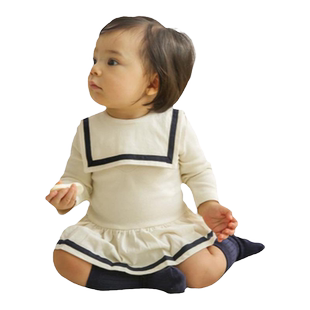 benzdeer韩国25春学院领爬服连体衣龙凤胎百天周岁衣服双胞胎