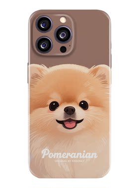 原创可爱博美犬Q版手机壳
