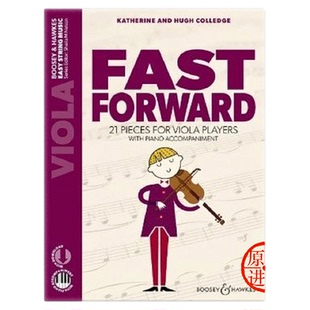 科里奇 快进 21首儿童作品 中提琴和钢琴附在线音乐 博浩原版乐谱 Colledge Shooting Stars21 pieces for cello piano BH 13543