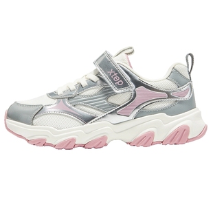 星辰|特步童鞋秋冬新款女童鞋防滑休闲运动鞋保暖棉鞋加绒跑步鞋