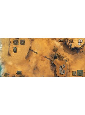 JEU 140×50CM 超大军事作战地图 兵人战术推演地图 仅地图无配件