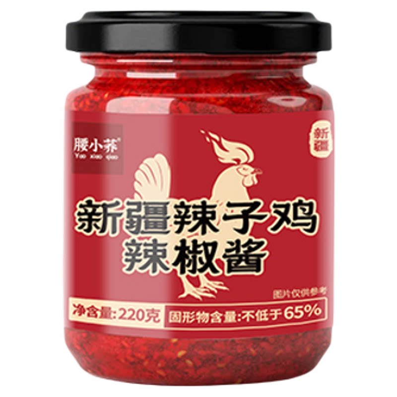 腰小荞新疆辣皮子酱辣椒酱拌面专用酱拌饭神器下饭酱辣子鸡辣酱