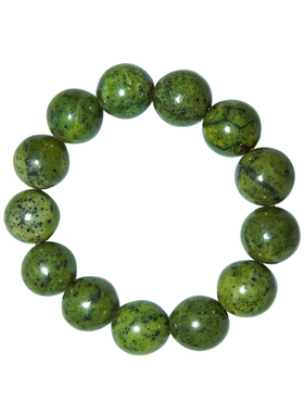 三石星陨药王石手串橄榄绿手链