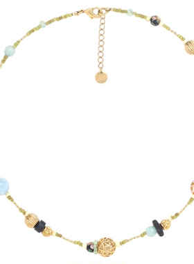 法国品牌Franck Herval芭雅系列项链蓝色法式配饰气质民族风饰品