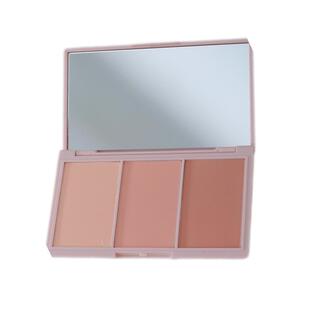 皮卡宇宙三色胭脂盘高光烤粉腮红修容眼影膨胀主题收缩色三合一