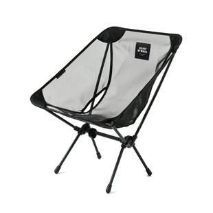 森博熊黑化露营网纱月亮椅户外折叠便携式椅野营野餐椅公园休闲椅