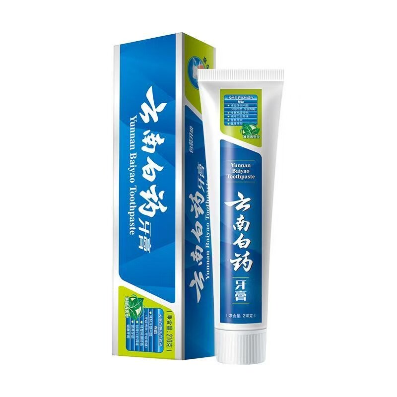 云南白药薄荷清爽牙膏护龈清新