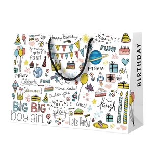 可爱卡通礼品袋精美手提袋生日超大礼物购物袋儿童玩具包装袋