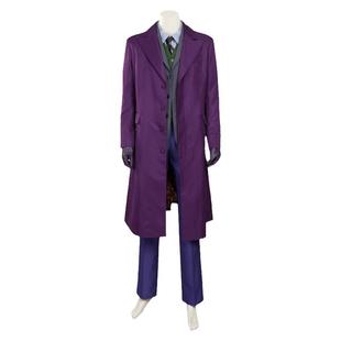 希斯莱杰小丑男cos服西服外套c服动漫影视Dc蝙蝠侠同款恐怖面具