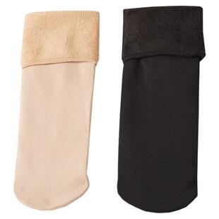 雪地袜冬季保暖防冻防寒加绒加厚子秋冬中筒地板袜居家抗寒露脚踝